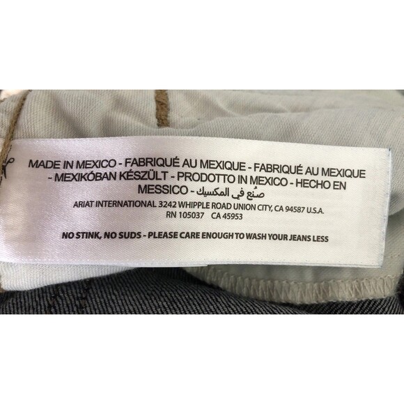 ARIAT R.E.A.L High Rise ALEXA  Flare Jeans Dk Wash 10041112 EUC 31 X 35 LONG 31L - Picture 5 of 6